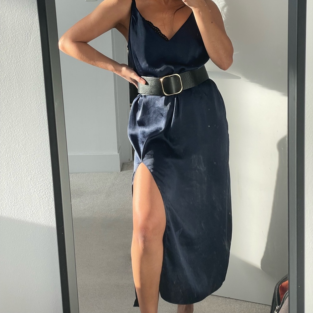 Wilfred Only slip slit dress